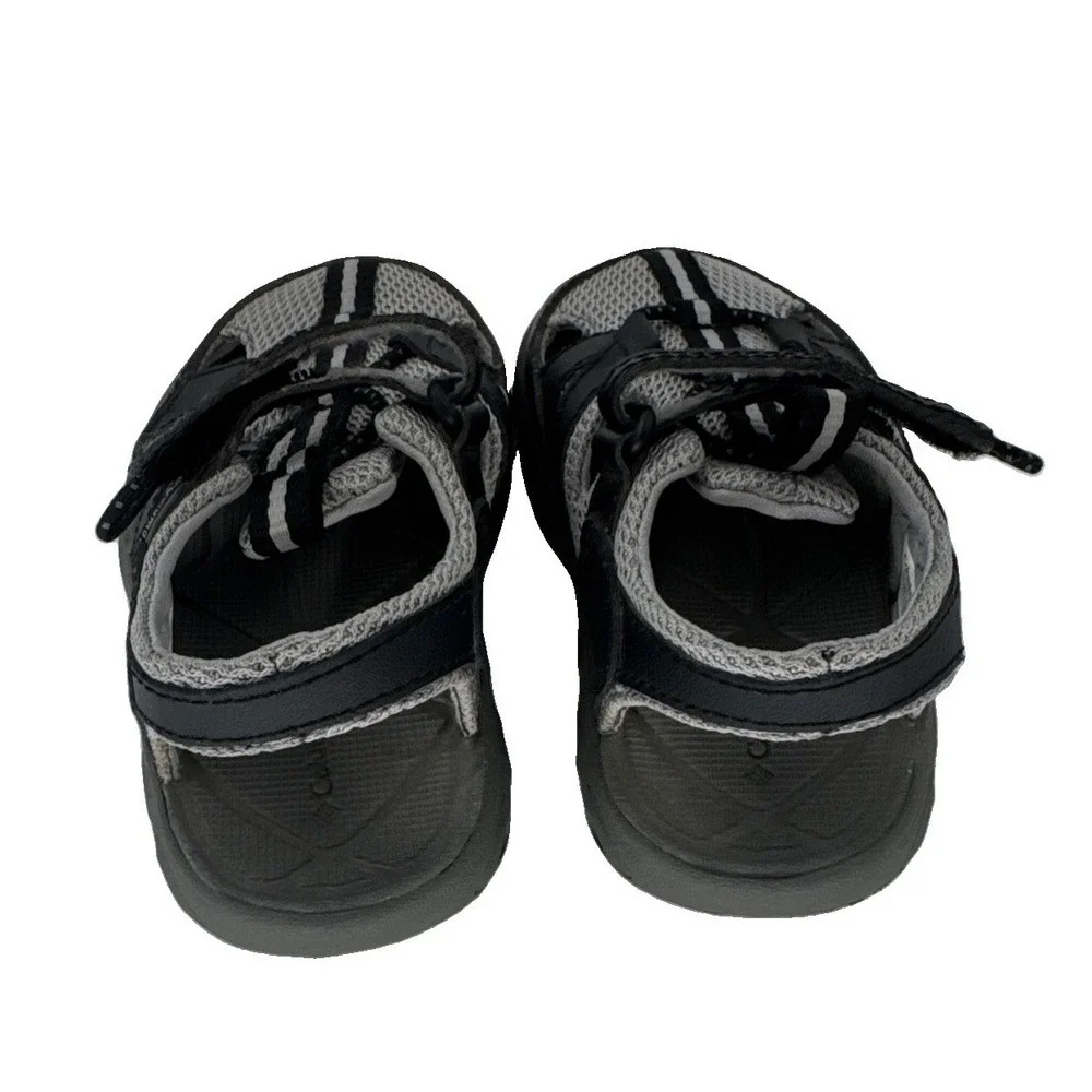 Columbia Kids Toddler Techsun Vent 24 Sandals Black Grey Water Shoes Size 7